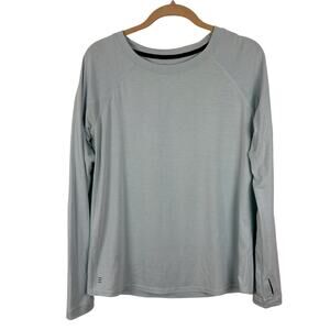 Free Fly Mint Green long sleeve Shirt Women's Medium bamboo outdoor active